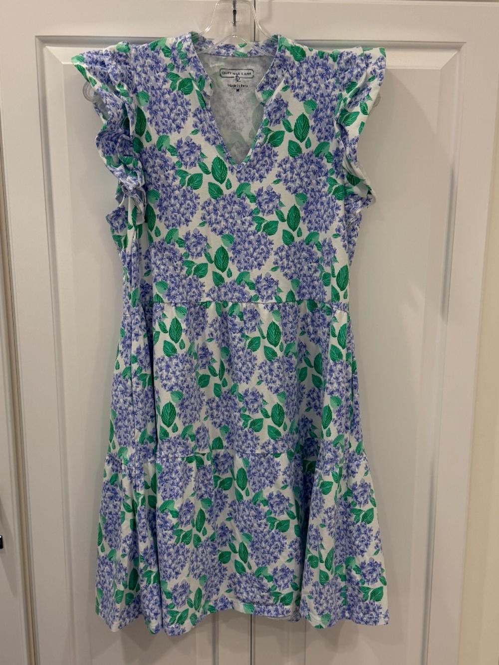 Duffield Lane Hydrangea Bloom Mini Dress - Size M
